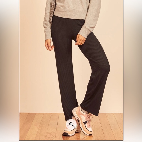 {Reformation} Whitney Ribbed Pants - Picture 1 of 5